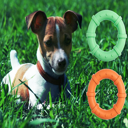 Dog chew ring toy